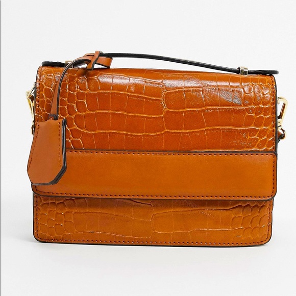 ASOS Handbags - Truffle Faux Croc Bag
